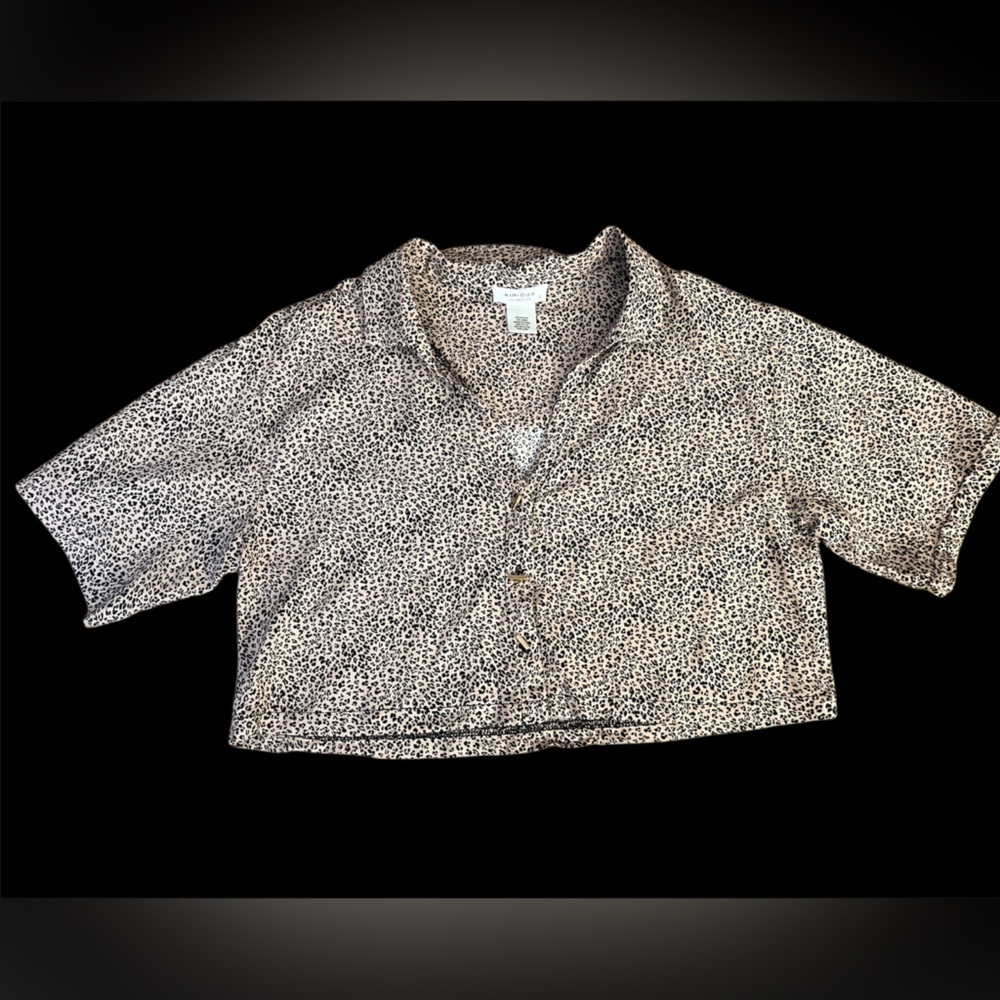 Kirious Los Ángeles Button Down Top, Short Sleeves